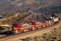 543064 Eastbound Santa Fe Intermodel, Cajon Summit, CA A4 Photo Print