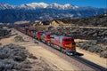 543066 Eastbound Santa Fe Doublestack Near Cajon Summit, CA A4 Photo Print
