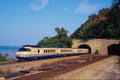 543078 Southbound Turboliner From Albany Alongside Hudson River A4 Photo Print