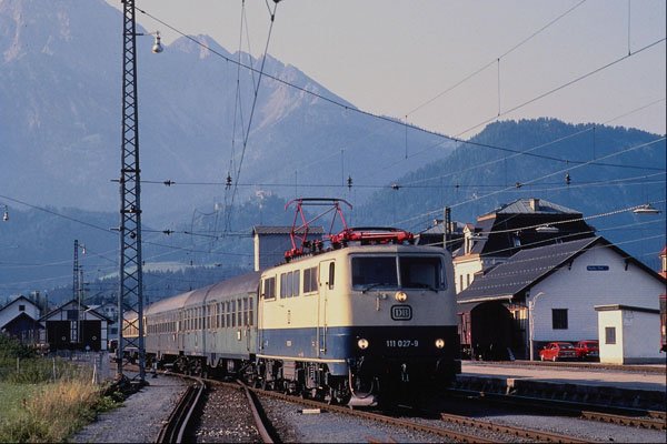 543080 DB Class 111 Near Reutte, W. Germany A4 Photo Print