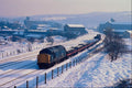 543089 37071 Heads A Westbound Steel Train, Mirfield, U.K A4 Photo Print