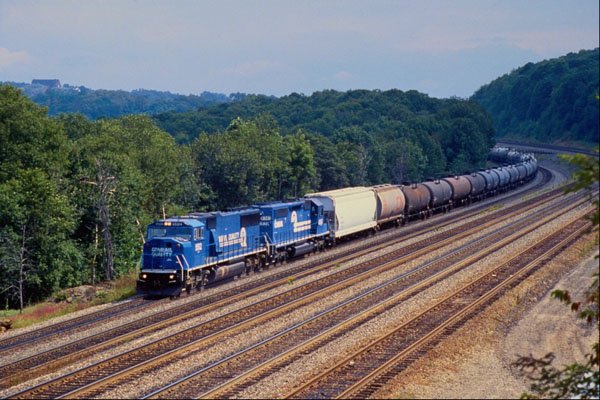 543090 Westbound Conrail Freight Near Gallitzin, PA A4 Photo Print