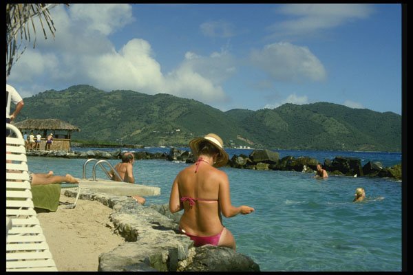 544032 Prospect Beach Ocean Pool, British Virgin Islands A4 Photo Print