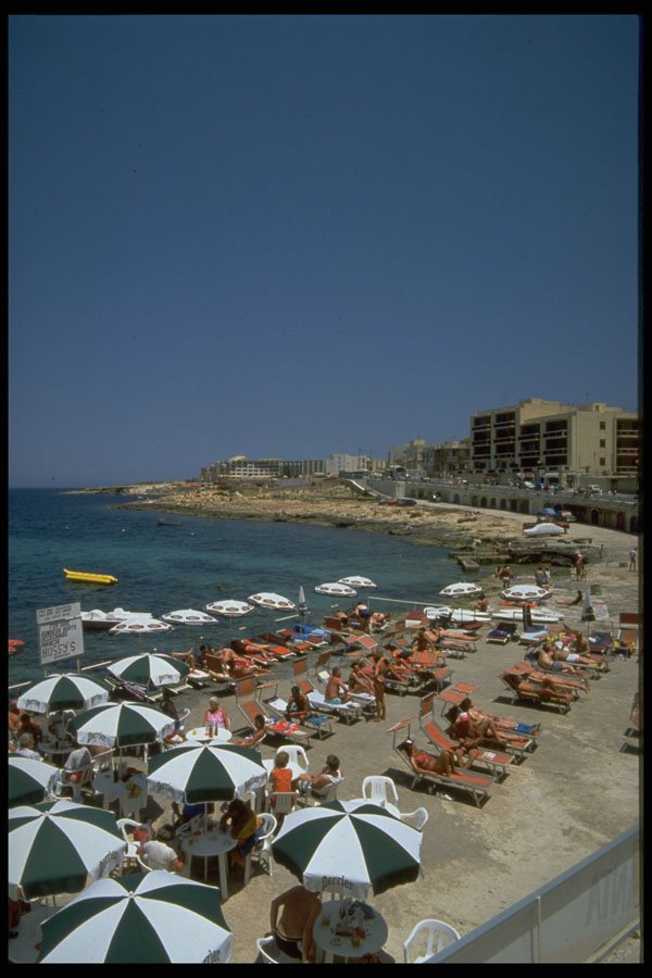 544039 St. Paul's Bay, Bugibba, Malta A4 Photo Print