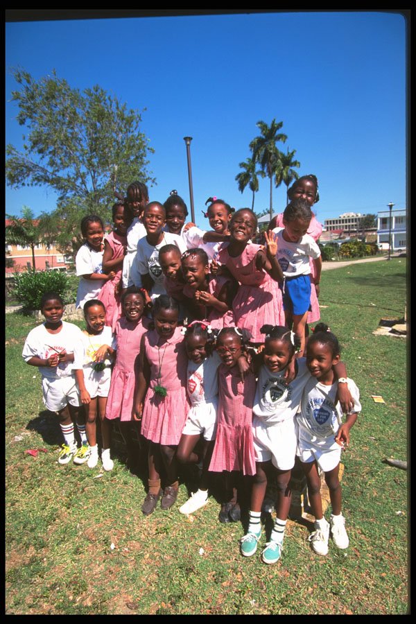 544067 Montego Bay School Children, Jamaica A4 Photo Print