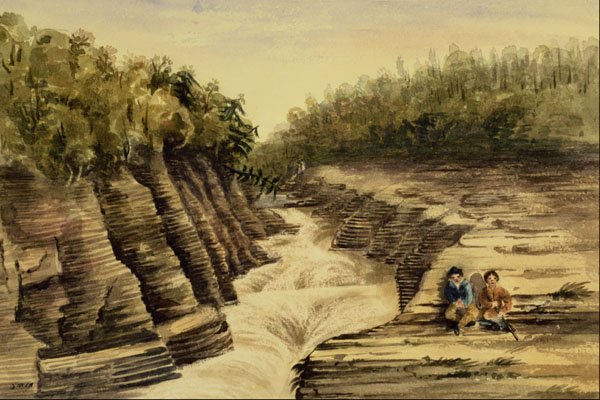 545021 Cape Diamond And Pointe Levis, Que., C. Forrest, 1823 C130700 A4 Photo Print
