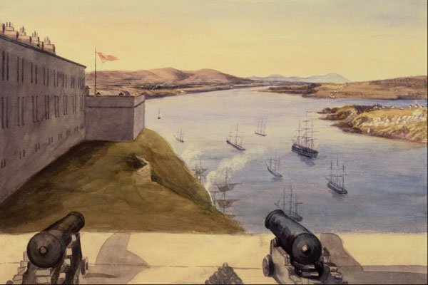 545035 Quebec City From The Citadel, Mary M. Chaplin, 1840 C812 A4 Photo Print