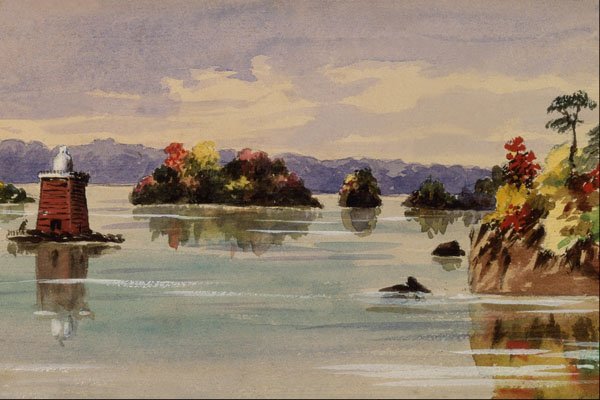 545063 Thousand Islands, St. Lawrence River, F. Coleridge, C102459 A4 Photo Print
