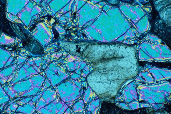 546026 Magnesian Olivine In Marble A4 Photo Print