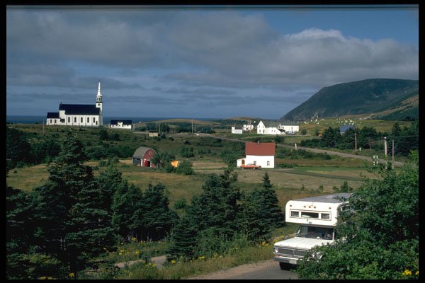 547019 Tiny Fishing Community, Nova Scotia, Canada A4 Photo Print