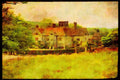 547050 Batemans, Home Of Rudyard Kipling, England A4 Limited Edition Watercolour Print