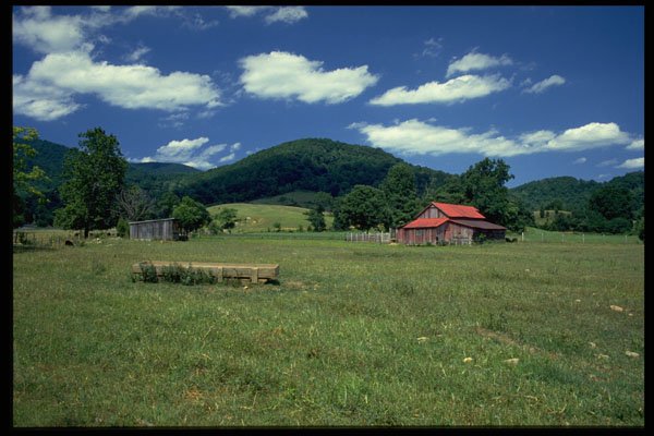 547061 Farmlands Of Madison County, Virginia A4 Photo Print
