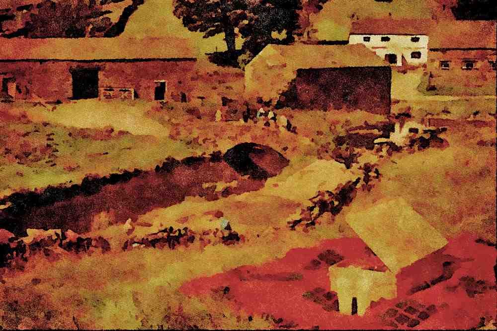 547075 Picnic Scene, The Lake District, England A4 Limited Edition Watercolour Print