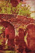 547076 English West Country, Malmsmead Bridge, England A4 Limited Edition Watercolour Print