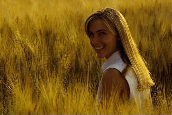 547094 Girl In Barley Field, Ontario, Canada A4 Photo Print