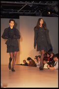 548077 Two Models In Gray Suit Jackets A4 Photo Print