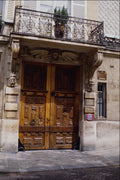549013 Ochre Door A4 Photo Print