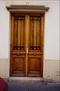549017 Ochre Door A4 Photo Print