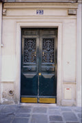 549043 Green Door A4 Photo Print