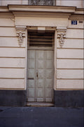 549046 Pale Green Door A4 Photo Print