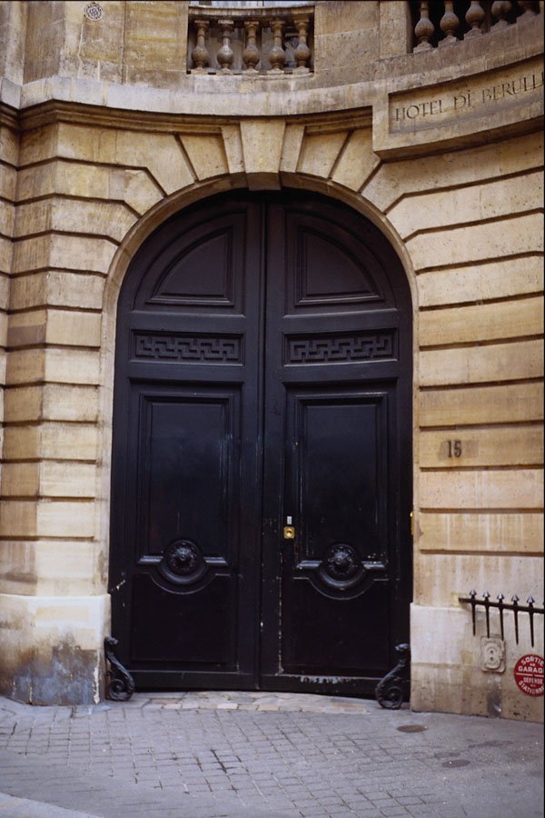 549054 Black Door (2) A4 Photo Print