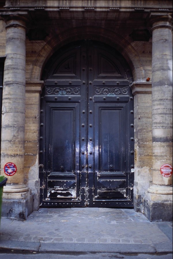 549059 Black Door (3) A4 Photo Print
