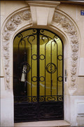 549076 Glass Door With Oval Top (1) A4 Photo Print