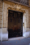 549081 Rectangular Glass Door With Sculpted Top A4 Photo Print