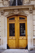 549095 Glass And Wooden Door (2) A4 Photo Print
