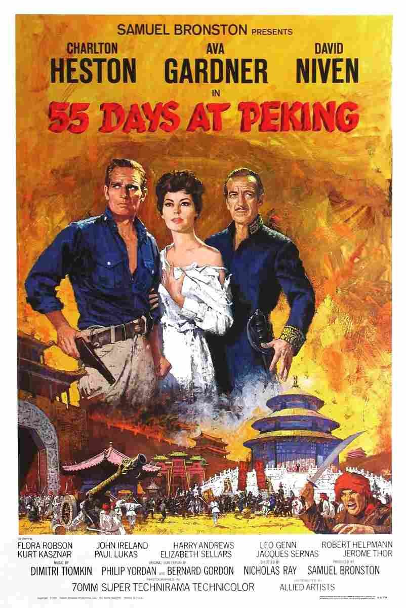 55 Days at Peking 01 film star poster A4 Photo Print