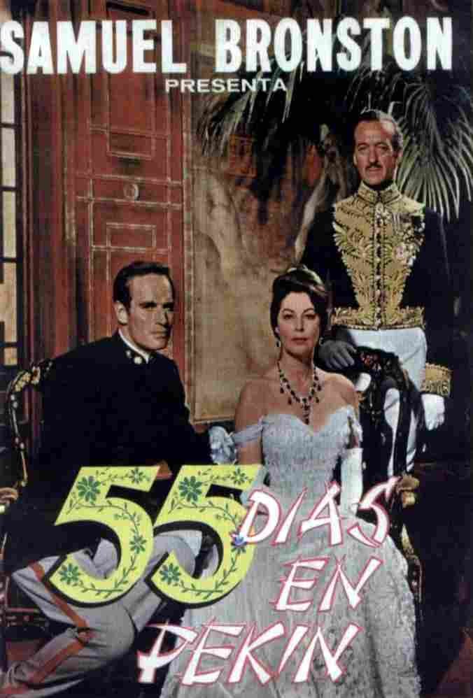 55 Days at Peking 02 film star poster A4 Photo Print