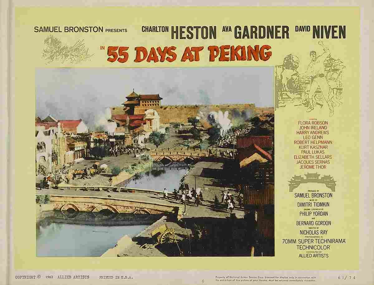 55 Days at Peking 05 film star poster A4 Photo Print