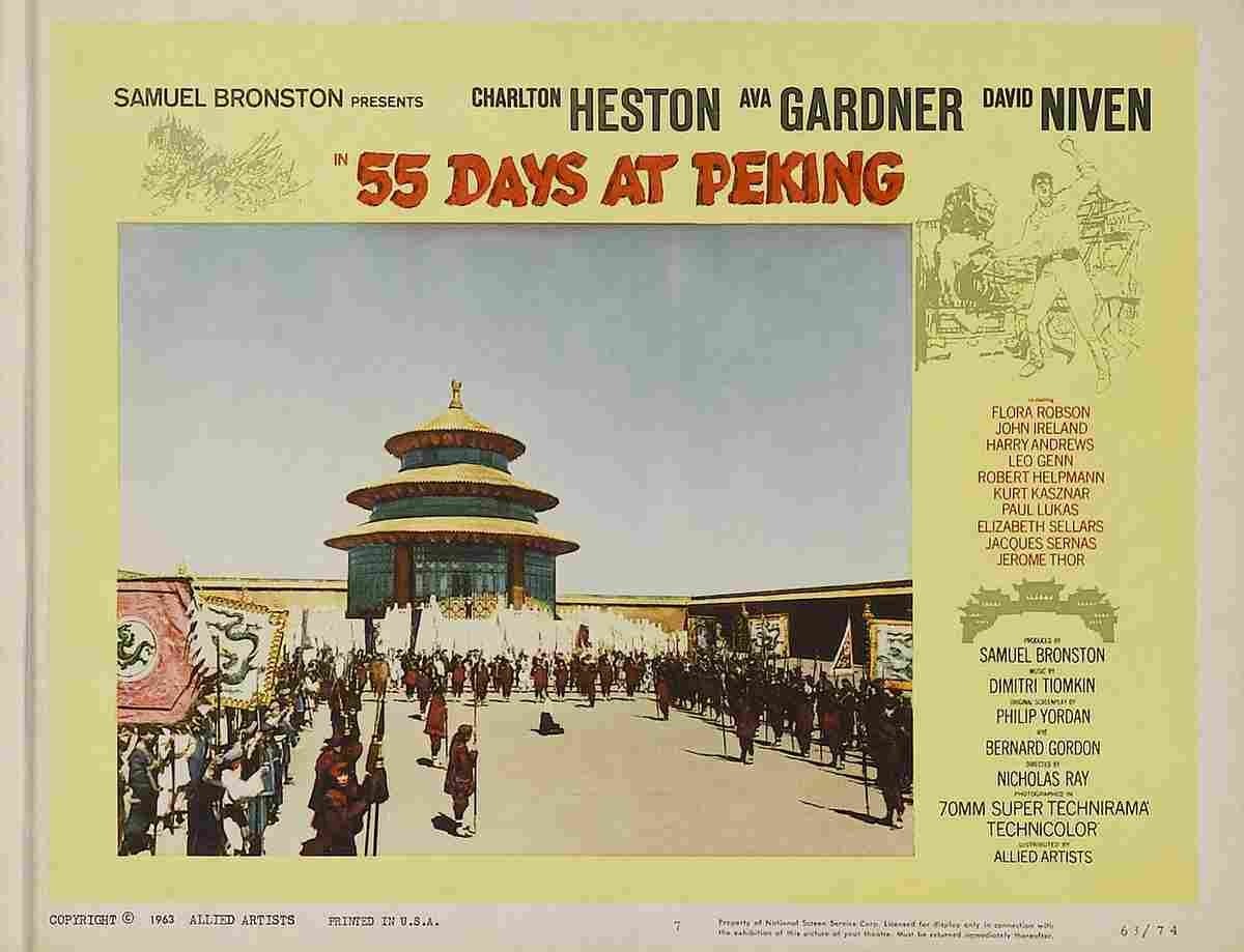 55 Days at Peking 06 film star poster A4 Photo Print