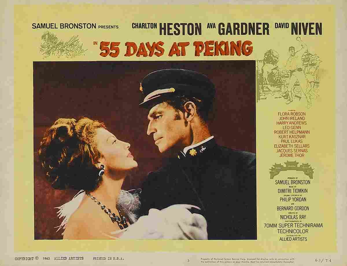 55 Days at Peking 08 film star poster A4 Photo Print
