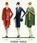 55 Paris Fashions 1 Vintage Advert A4 Photo Print