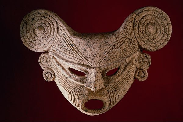 550003 Mayan Mask A4 Photo Print