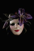 550053 Purple Flower Mask A4 Photo Print