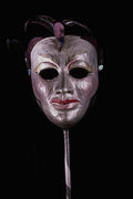 550057 Silver Stick Mask A4 Photo Print