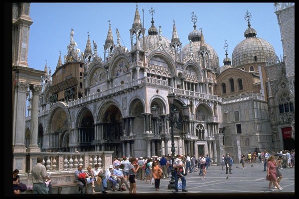 551001 St. Mark's Square And San Marco Basilica, Venice, Italy A4 Photo Print