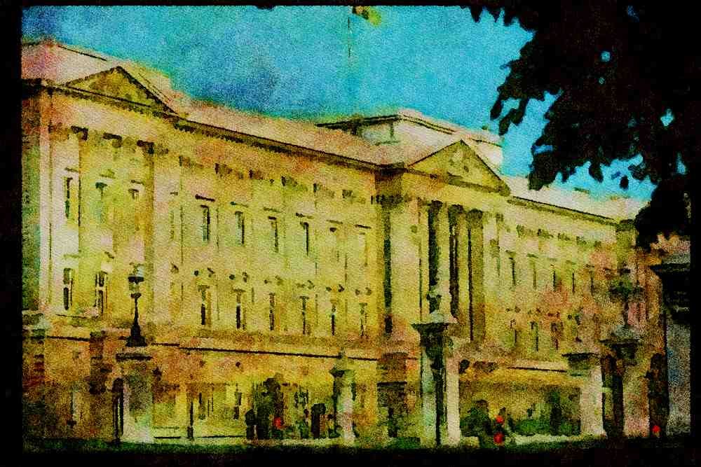 551002 Buckingham Palace, London, England A4 Limited Edition Watercolour Print