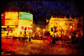 551003 Piccadilly Circus, London, England A4 Limited Edition Watercolour Print