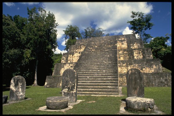 551015 Mayan Ruins, Copan, Guatemala A4 Photo Print