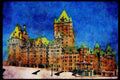 551017 Chateau Frontenac, Quebec City, Canada A4 Limited Edition Watercolour Print