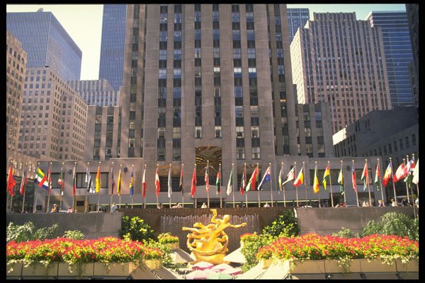 551024 Rockefeller Plaza, New York City A4 Photo Print
