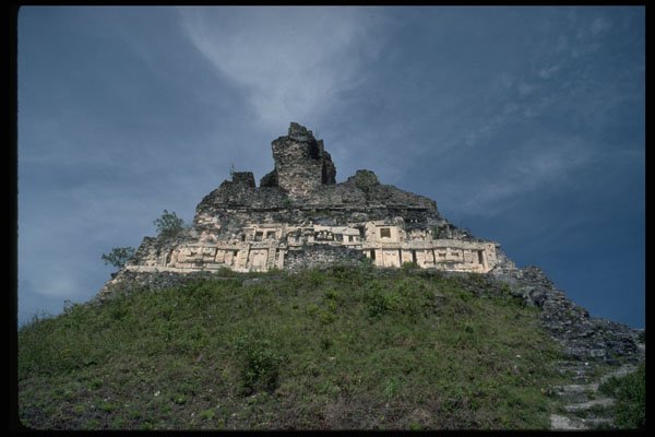 551028 Mayan Temple, Belize A4 Photo Print