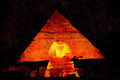 551031 Sphinx And Pyramids, Cairo, Egypt A4 Limited Edition Watercolour Print