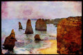 551034 The Twelve Apostles, Port Campbell National Park, Australia A4 Limited Edition Watercolour Print