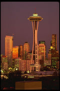 551039 Space Needle, Seattle, Washington A4 Photo Print