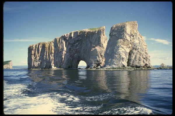 551040 Perce Rock, Quebec, Canada A4 Photo Print