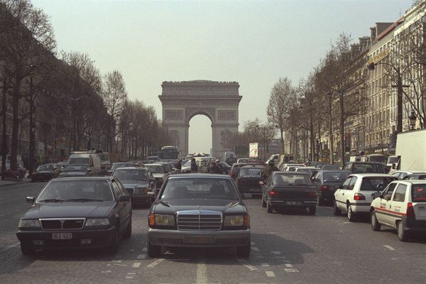 551045 Champs Elysees, Paris, France A4 Photo Print